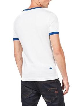 Camiseta G-Star Xemoj Blanco para Hombre