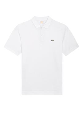 Polo Klout Basic Blanco para Hombre