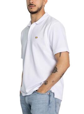 Polo Klout Basic Blanco para Hombre