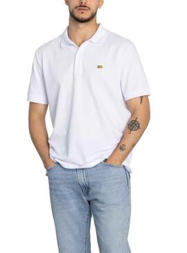 Polo Klout Basic Blanco para Hombre