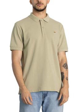 Polo Klout Basic Verde para Hombre