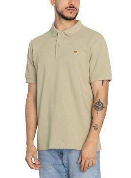 Polo Klout Basic Verde para Hombre