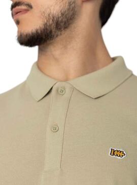 Polo Klout Basic Verde para Hombre