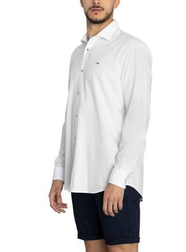 Camisa Klout Algodón Blanco para Hombre