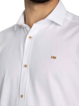 Camisa Klout Algodón Blanco para Hombre