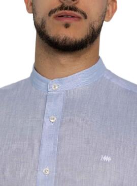 Camisa Klout Mao Milrayas Azul para Hombre