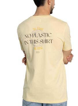 Camiseta Klout No Plastic Amarillo