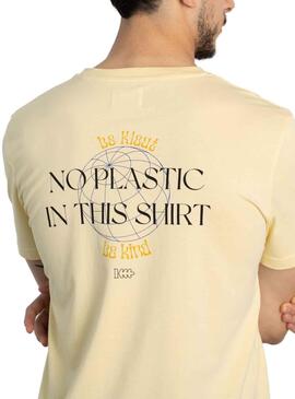 Camiseta Klout No Plastic Amarillo