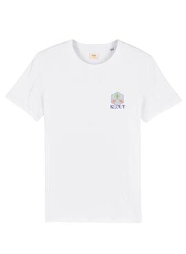 Camiseta Klout Aesthetic Blanco Hombre y Mujer