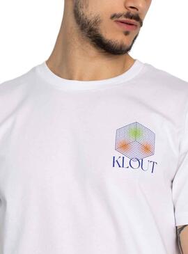 Camiseta Klout Aesthetic Blanco Hombre y Mujer