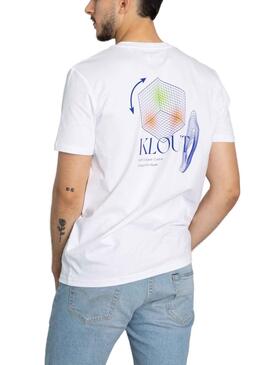 Camiseta Klout Aesthetic Blanco Hombre y Mujer