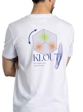 Camiseta Klout Aesthetic Blanco Hombre y Mujer