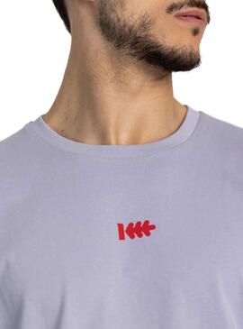 Camiseta Klout Tornado Lila para Mujer y Hombre