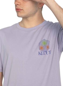 Camiseta Klout Aesthetic Lila para Mujer y Hombre