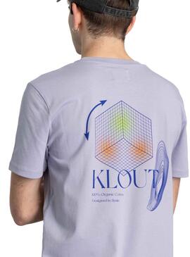 Camiseta Klout Aesthetic Lila para Mujer y Hombre