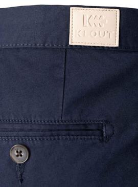 Bermuda Klout Chino Azul Marino para Hombre