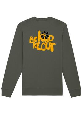 Sudadera Klout Rudbeckia Verde Ecosostenible