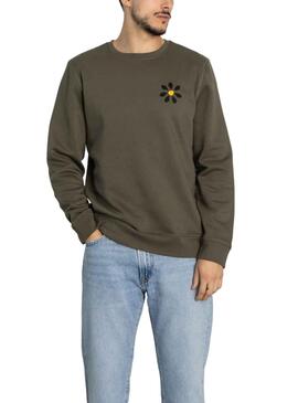 Sudadera Klout Rudbeckia Verde Ecosostenible