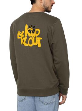 Sudadera Klout Rudbeckia Verde Ecosostenible