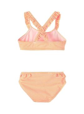 Bikini Name It Ziline Naranja para Niña