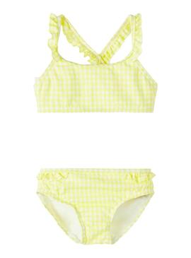 Bikini Name It Ziline Box Amarillo para Niña