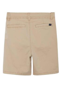 Bermuda Name It Silas Slim Long Beige para Niño