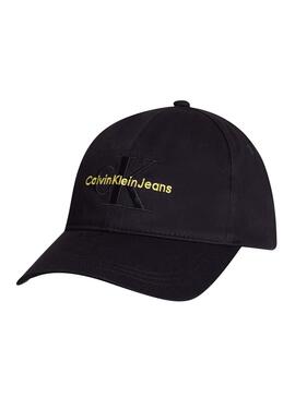 Gorra Calvin Klein Monogram Cap Negro 