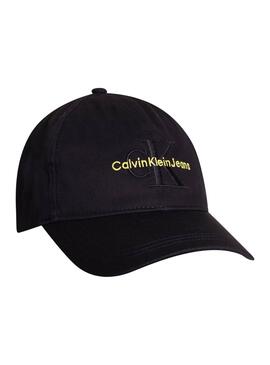 Gorra Calvin Klein Monogram Cap Negro 