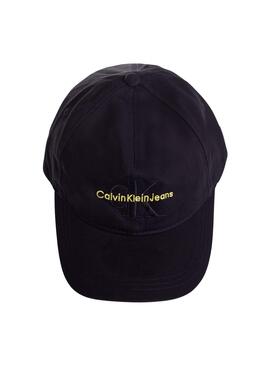 Gorra Calvin Klein Monogram Cap Negro 