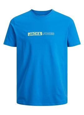 Camiseta Jack and Jones Neo Azul para Hombre