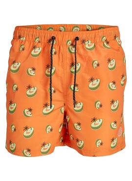 Bañador Jack and Jones Funny Naranja para Hombre