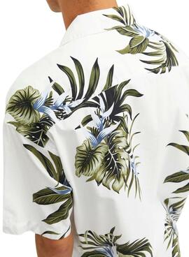 Camisa Jack and Jones Tropic Blanco para Hombre