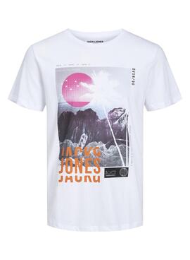 Camiseta Jack and Jones Playa Blanco para Hombre