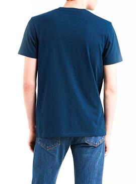 Camiseta Levis Varsity Azul Hombre