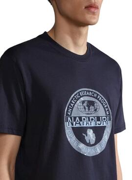 Camiseta Napapijri Bollo Marino para Hombre
