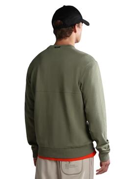 Sudadera Napapijri Bollo Verde para Hombre