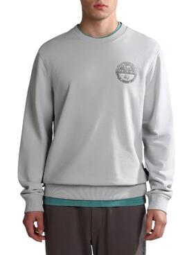 Sudadera Napapijri Bollo Gris para Hombre