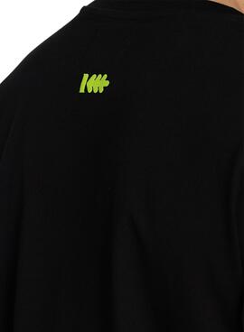 Camiseta Klout Neon Logo Bordado Negro