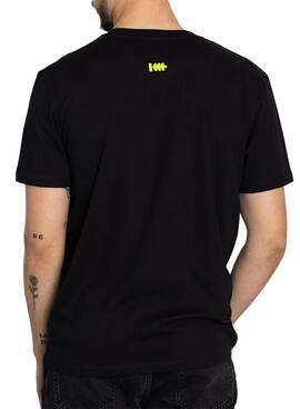 Camiseta Klout Neon Logo Bordado Negro