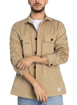 Sobrecamisa Klout Safari Beige para Hombre