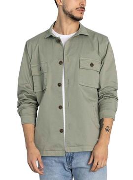 Sobrecamisa Klout Safari Verde para Hombre