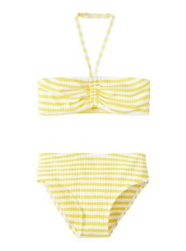 Bikini Name It Zima Amarillo para Niña