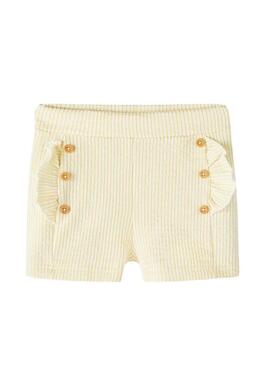 Shorts Name It Freja Amarillo para Niña