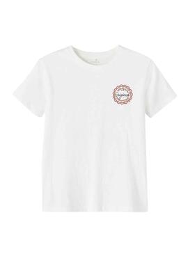 Camiseta Name It Frasumus Blanco para Niño