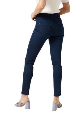 Pantalón Naf Naf Skinny Marino para Mujer