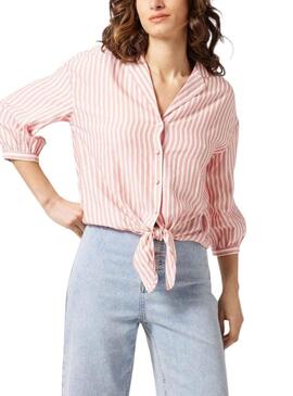 Camisa Naf Naf Nudo Rosa para Mujer