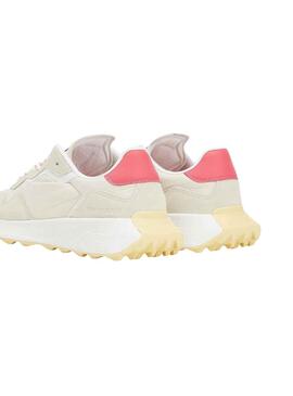 Zapatillas Tommy Jeans New Runner Beige para Mujer