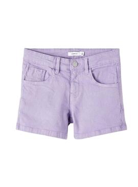 Shorts Name It Rose Lila para Niña