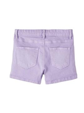 Shorts Name It Rose Lila para Niña