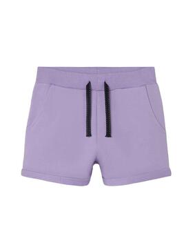 Shorts Name It Volta Morado para Niña